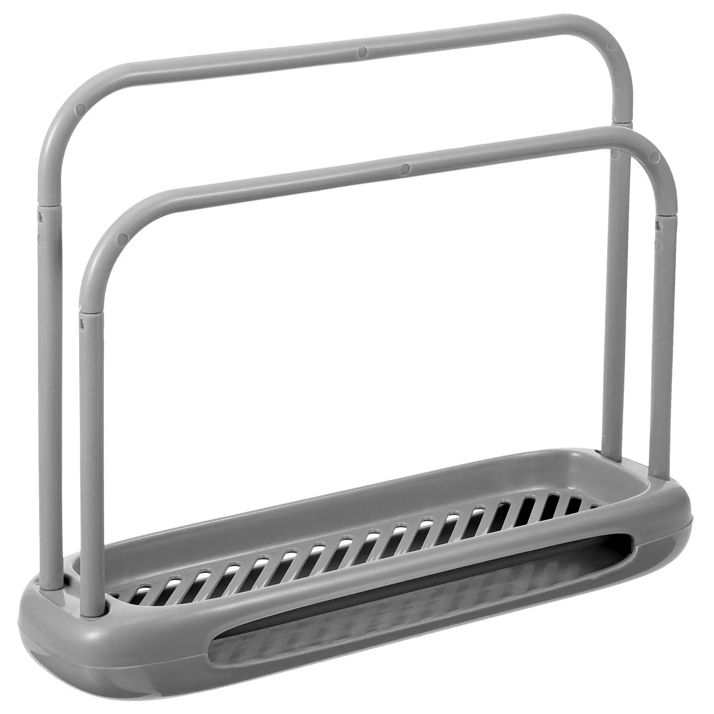 Towel Rack Countertop Organizer Kitchen Gadget Countertop Towel Stand Fashion Towel Holder Towel Standing Rack Double Pole Storage Rack