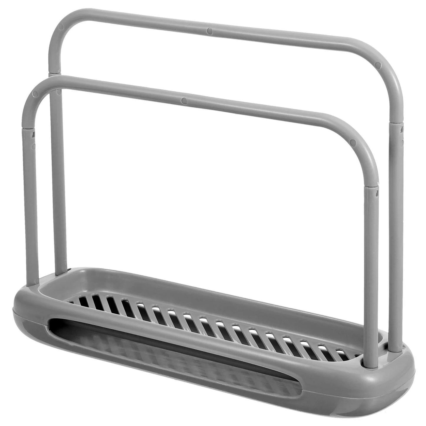 Towel Rack Countertop Organizer Kitchen Gadget Countertop Towel Stand Fashion Towel Holder Towel Standing Rack Double Pole Storage Rack