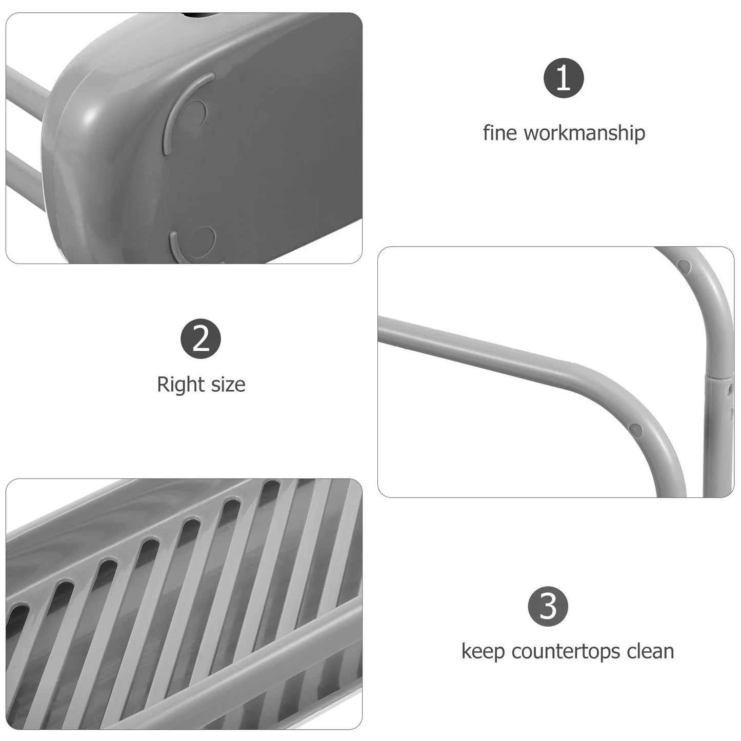 Towel Rack Countertop Organizer Kitchen Gadget Countertop Towel Stand Fashion Towel Holder Towel Standing Rack Double Pole Storage Rack
