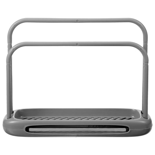 Towel Rack Countertop Organizer Kitchen Gadget Countertop Towel Stand Fashion Towel Holder Towel Standing Rack Double Pole Storage Rack