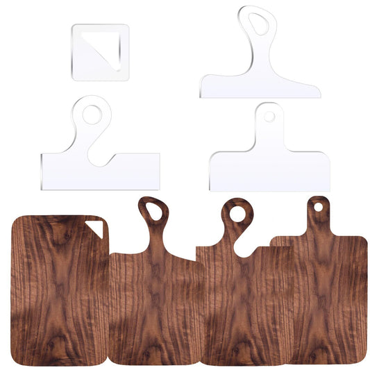4Pk Router Templates Charcuterie Board Handle Templates for Kitchen Woodworking